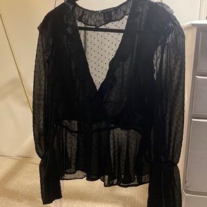Sheer blouse